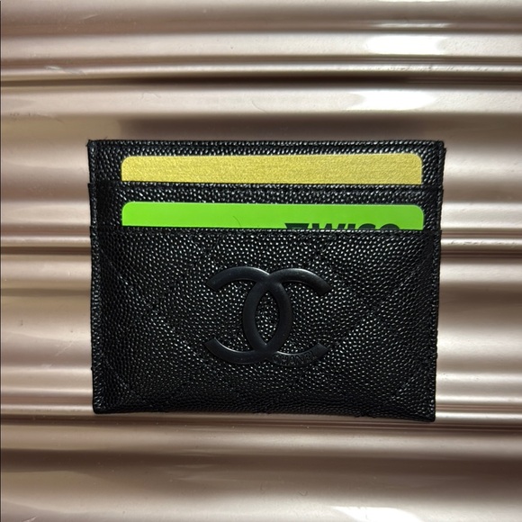 CHANEL Handbags - Chanel Black Card Holder
